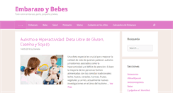 Desktop Screenshot of embarazoybebes.com.ar