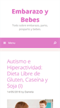 Mobile Screenshot of embarazoybebes.com.ar